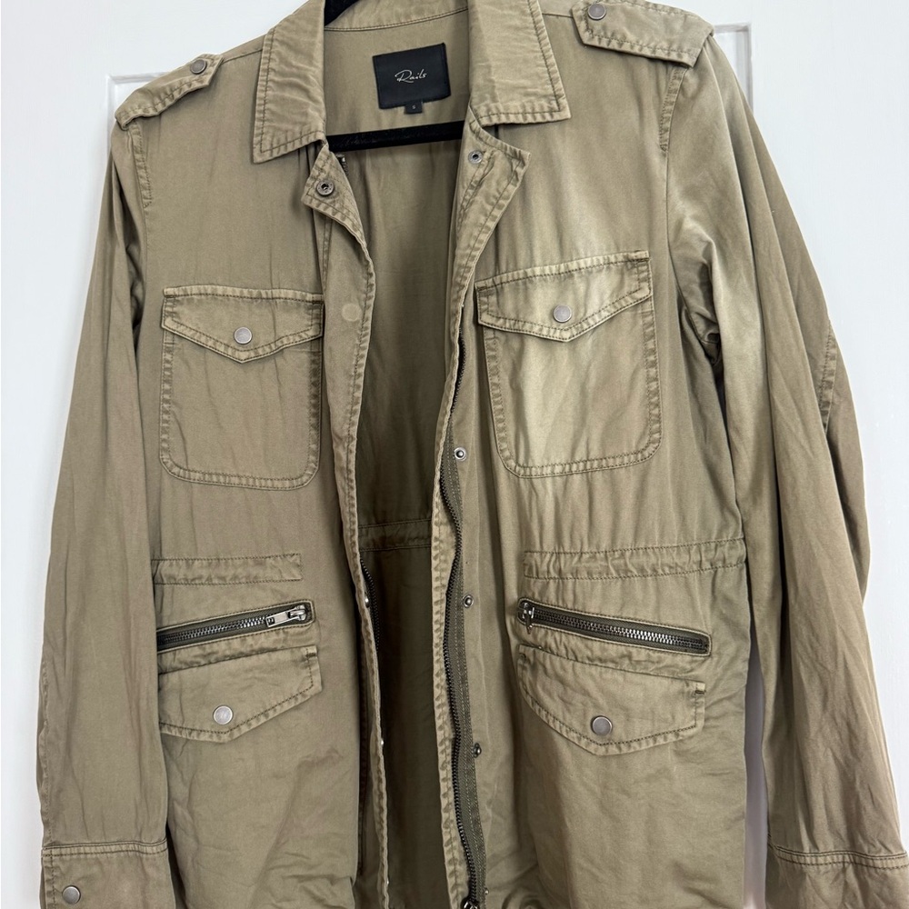 Rails Women’s Olive Military Jacket
